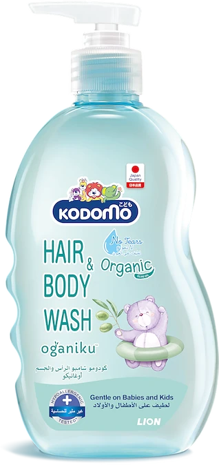 Kodomo Hair & Body Wash Organic Olive Oil