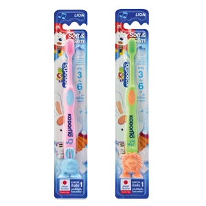 แปรงสีฟันเด็กโคโดโมซอฟต์ แอนด์ สลิม รุ่น 3-6 ปี